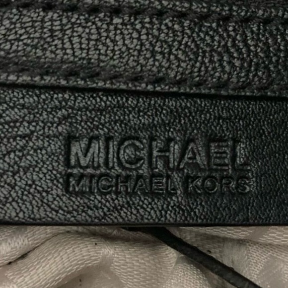 Michael Kors Black Leather Medium Hamilton Satchel Fulton - Picture 5 of 7